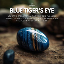Load image into Gallery viewer, Blue Tiger&#39;s Eye Bracelet - Clarity, Balance, Protection
