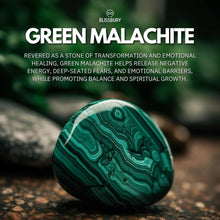 Load image into Gallery viewer, Green Malachite Bracelet - Growth, Optimism, Resilience
